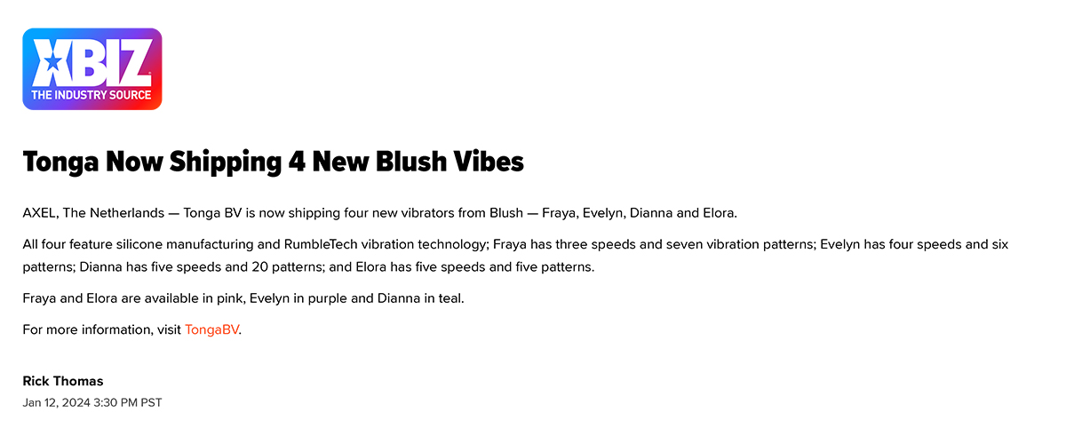 2024-01 Xbiz - Blush